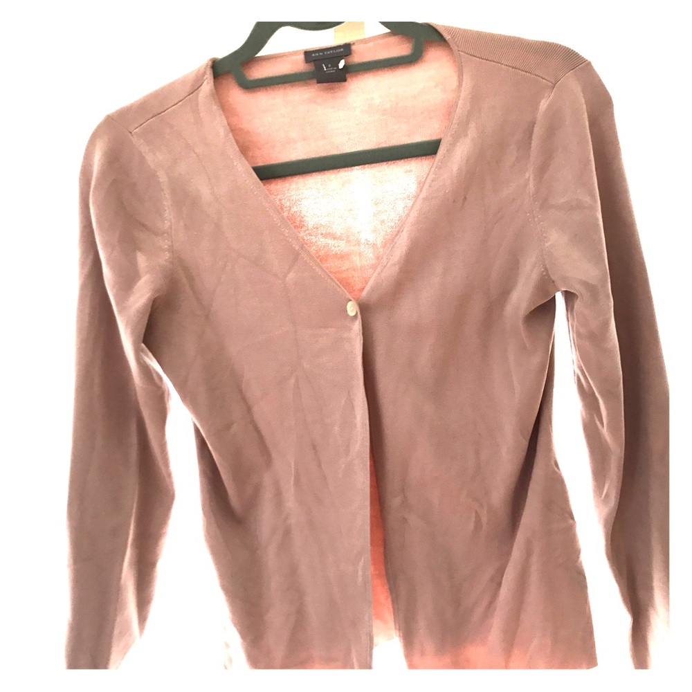 Light Pink Ann Taylor Cardigan